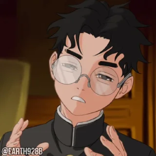 😎 @CLOOBHUB ⌥ АНИМЕ СТИКЕРЫ ТЕЛЕГРАМ, Telegram sticker 15 of 20