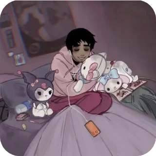 ❤ Саймон @Hehe_isme, sticker Telegram 21 sur 50