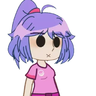 😵 Default Girl, Telegram sticker 11 of 30