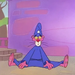 🙄 Pink Panther @hehbaldezh, Telegram sticker 6 of 75