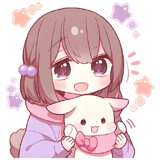 🥳 Новогодняя парочка @Nyasticks, стікер Telegram 6 з 41