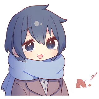☺ Новогодняя парочка @Nyasticks, стікер Telegram 15 з 41