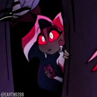 🥰 @EARTH928B ⌥ HAZBIN HOTEL SEASON 2 ОТЕЛЬ ХАЗБИН, Telegram sticker 12 of 75