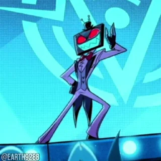😍 @EARTH928B ⌥ HAZBIN HOTEL SEASON 2 ОТЕЛЬ ХАЗБИН, Telegram sticker 8 of 75