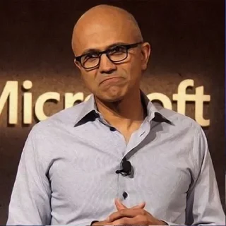 😕 Satya Nadella, Telegram sticker 13 of 14