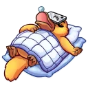 😴 Cooper the Platypus, Telegram sticker 15 of 35