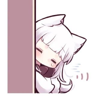 Девочка волчица @nyasticks