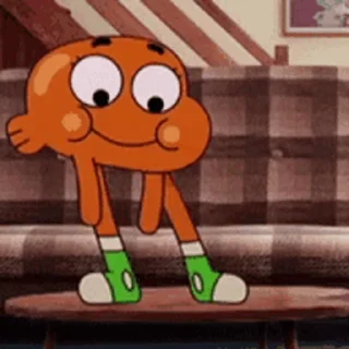 🥳 Darwin Watterson @this_is_sticker_party, Telegram sticker 16 of 38