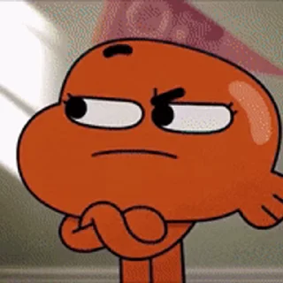 😐 Darwin Watterson @this_is_sticker_party, Telegram sticker 24 of 38