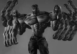 💪 giga chad, стікер Telegram 11 з 53