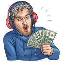 😲 PewDiePie, Telegram sticker 17 of 32