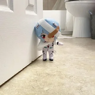 🤕 Аянами рей, Telegram sticker 16 of 25