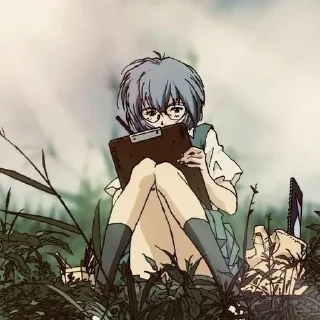 😞 аянами Рей., sticker Telegram 12 sur 70