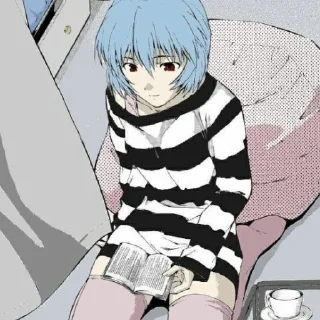 📓 Аянами Рей, Telegram sticker 23 of 120