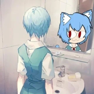 😄 Аянами Рей, Telegram sticker 7 of 120