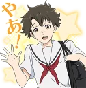 🖐️ A Silent Voice: The Movie :: @line_stickers, Telegram sticker 16 of 40