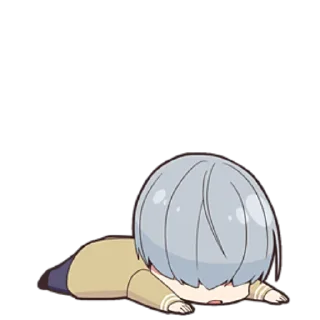 😒 Темный-Кун 4 @nyasticks, стикер Telegram 3 из 42