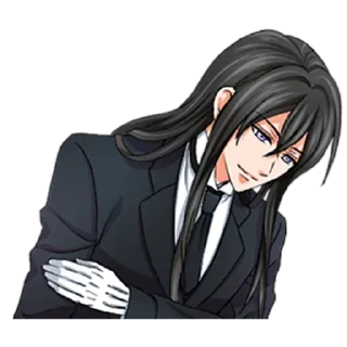 😔 Верный дворецкий @nyasticks, sticker Telegram 21 sur 41
