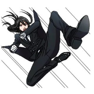 😈 Верный дворецкий @nyasticks, sticker Telegram 19 sur 41