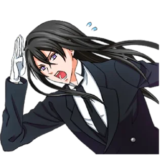 👿 Верный дворецкий @nyasticks, sticker Telegram 20 sur 41