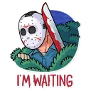 ⏳ Jason Voorhees, Telegram sticker 9 of 30