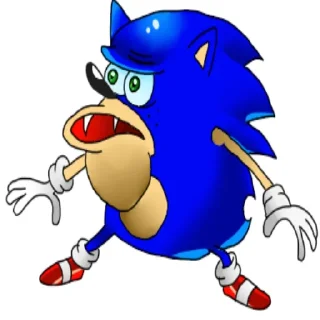 🤪 Sanic, Telegram sticker 12 of 17