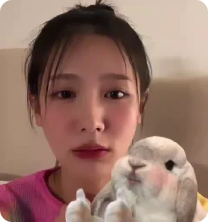 🐰 miyeon | @crysta1tree, sticker Telegram 5 sur 31