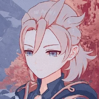 🕯 Альбедо • @Genshin_stikk, стикер Telegram 13 из 21
