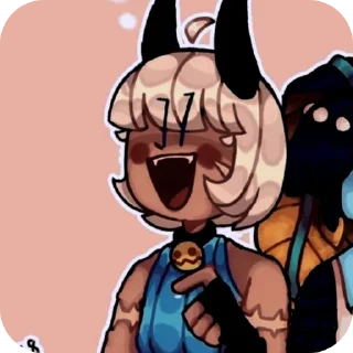 😺 «~😺𝑀𝑠.𝐹𝑜𝑟𝑡𝑢𝑛𝑒😺~», стикер Telegram 13 из 120