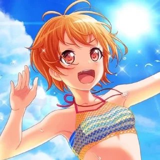 🍊 хагуми китазава @bushidori, Telegram sticker 24 of 31