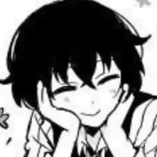 😊 Dazai Osamu, стікер Telegram 6 з 28