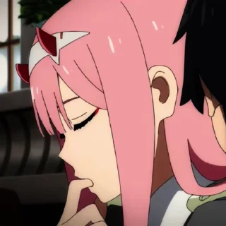 😏 Darling in the Franxx :: @aggwii, Telegram sticker 10 of 29
