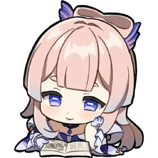 📖 Chibi Inazuma @CitadelOfEtenity, стикер Telegram 15 из 105