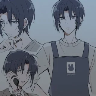 🌟 Riku & Iori. | by: @arolinrsti, Telegram sticker 21 of 35