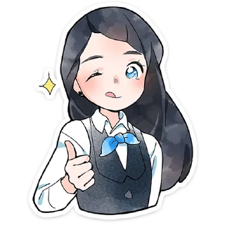 👍 Полина :: @stickroom, Telegram sticker 10 of 52