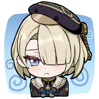 😀 Chibi Fontaine by @CitadelOfEtenity, sticker Telegram 20 sur 77