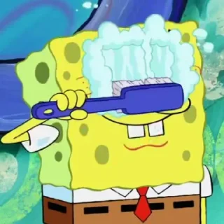 😵 SpongeBob, стикер Telegram 15 из 115