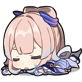 😓 Chibi Inazuma @CitadelOfEtenity, стикер Telegram 16 из 105