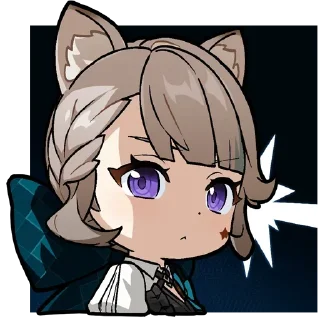 😲 Chibi Fontaine by @CitadelOfEtenity, sticker Telegram 9 sur 77