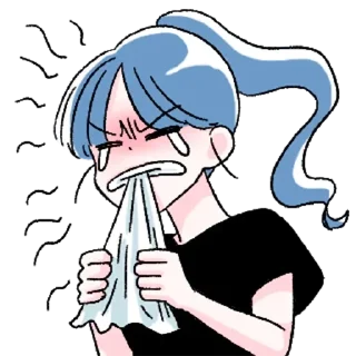 😭 Хани-тян - @tg_sticks, Telegram sticker 19 of 32