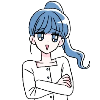 😎 Хани-тян - @tg_sticks, Telegram sticker 2 of 32