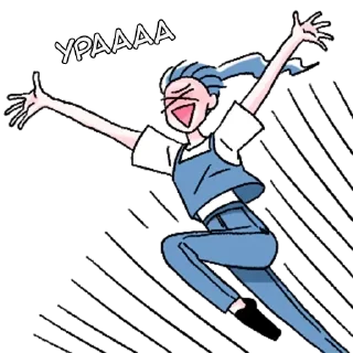 👏 Хани-тян - @tg_sticks, Telegram sticker 12 of 32
