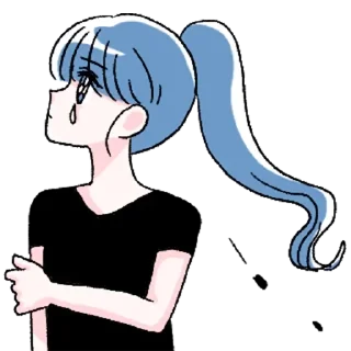 😭 Хани-тян - @tg_sticks, Telegram sticker 23 of 32