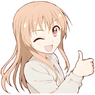 👍 Повседневная-тян @Nyasticks, Telegram sticker 18 of 41