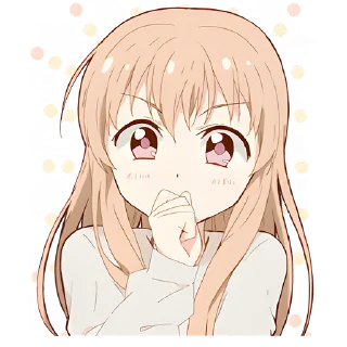 🤔 Повседневная-тян @Nyasticks, Telegram sticker 7 of 41
