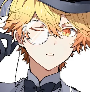 🧐 Тенма Цукаса @Anim_StikersUWU, Telegram sticker 18 of 60