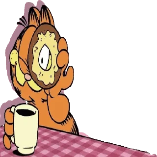 🙃 GARFIELD One Love, Telegram sticker 5 of 16