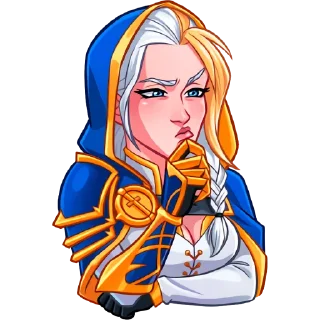 🤔 WoW, sticker Telegram 14 sur 24