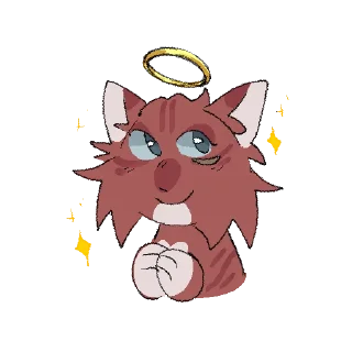 😇 киця Калюжка, Telegram sticker 12 of 30