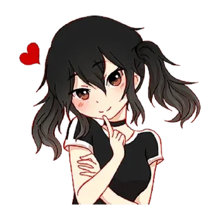 😻 Послушная девочка @nyasticks, Telegram sticker 20 of 38